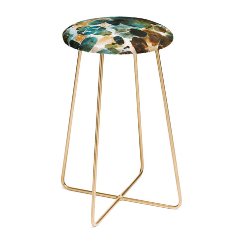 Marta Barragan Camarasa Splashes autumn whisper Counter Stool