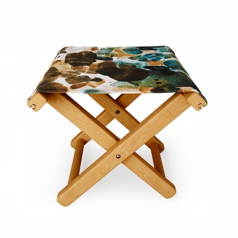 Marta Barragan Camarasa Splashes autumn whisper Folding Stool