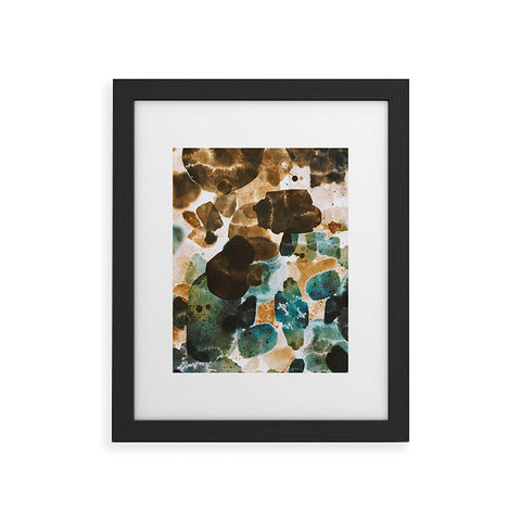 Marta Barragan Camarasa Splashes autumn whisper Framed Art Print