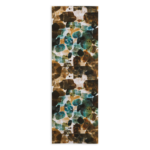 Marta Barragan Camarasa Splashes autumn whisper Yoga Towel
