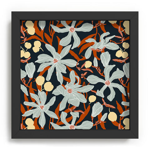Marta Barragan Camarasa Spring dark garden tropical 23 Recessed Framing Square