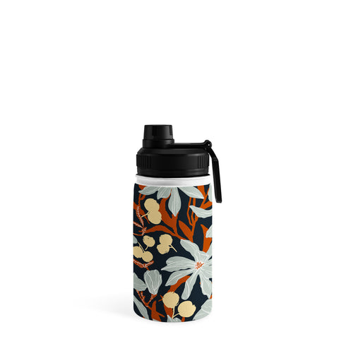 Marta Barragan Camarasa Spring dark garden tropical 23 Water Bottle