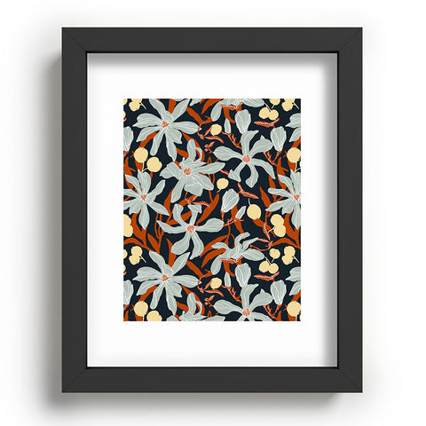 Marta Barragan Camarasa Spring dark garden tropical 23 Recessed Framing Rectangle