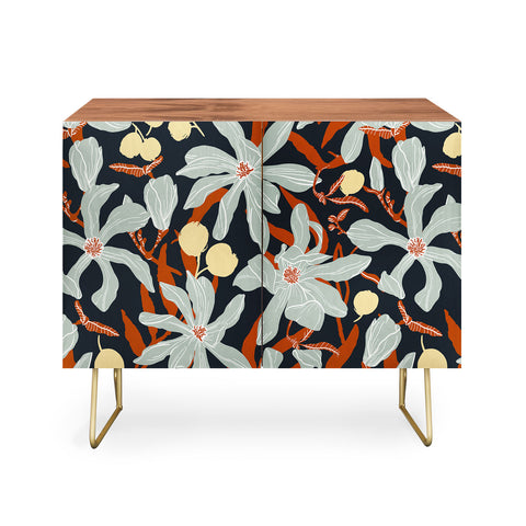 Marta Barragan Camarasa Spring dark garden tropical 23 Credenza