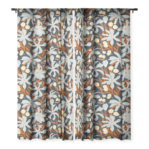 Marta Barragan Camarasa Spring dark garden tropical 23 Sheer Non Repeat