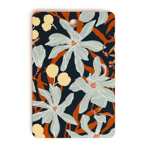 Marta Barragan Camarasa Spring dark garden tropical 23 Cutting Board Rectangle