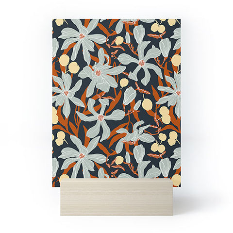 Marta Barragan Camarasa Spring dark garden tropical 23 Mini Art Print