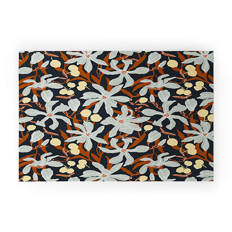 Marta Barragan Camarasa Spring dark garden tropical 23 Welcome Mat