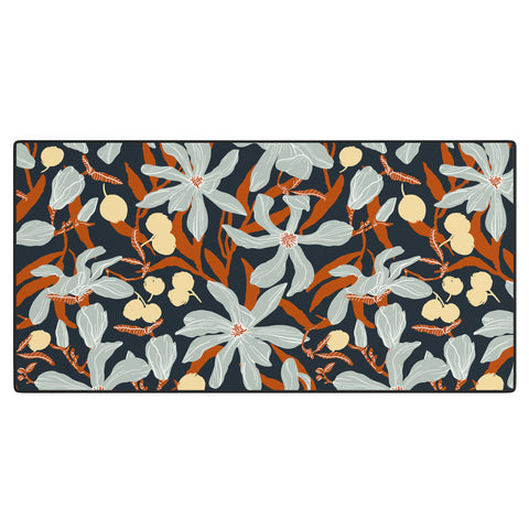 Marta Barragan Camarasa Spring dark garden tropical 23 Desk Mat