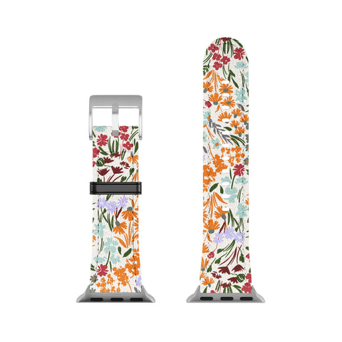 Marta Barragan Camarasa Spring flowery meadow 02 Apple Watch Band