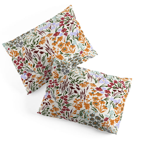 Marta Barragan Camarasa Spring flowery meadow 02 Pillow Shams