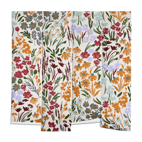 Marta Barragan Camarasa Spring flowery meadow 02 Wall Mural