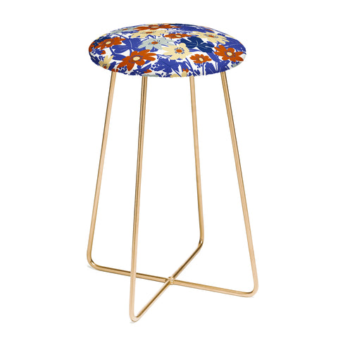 Marta Barragan Camarasa Spring garden strokes 23 Counter Stool
