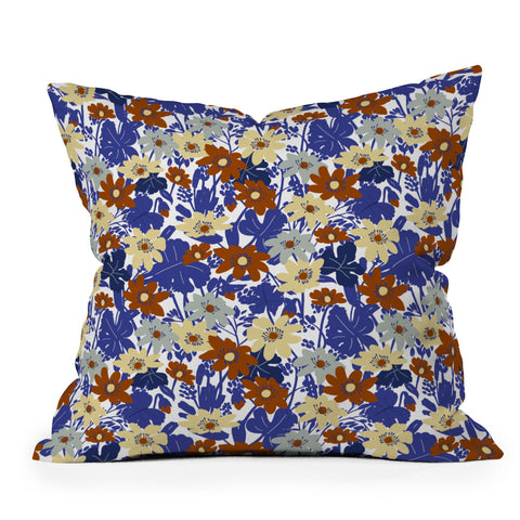 Marta Barragan Camarasa Spring garden strokes 23 Outdoor Throw Pillow
