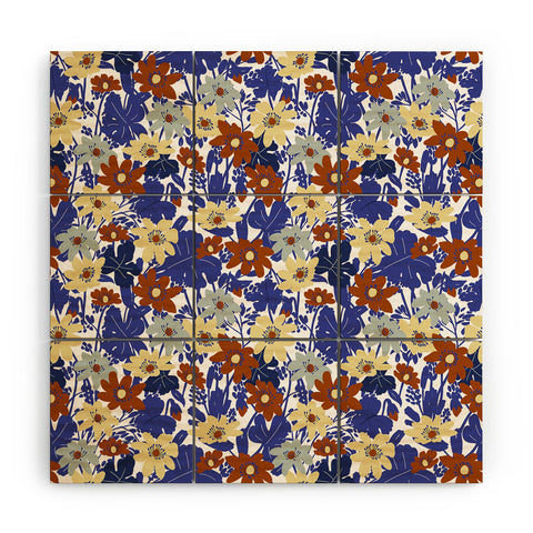 Marta Barragan Camarasa Spring garden strokes 23 Wood Wall Mural