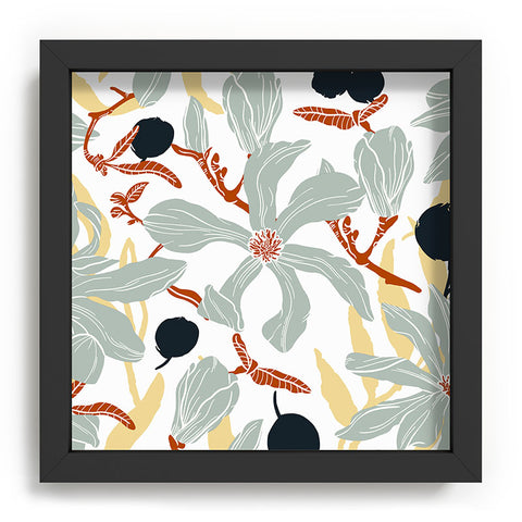 Marta Barragan Camarasa Spring garden tropical 23 Recessed Framing Square