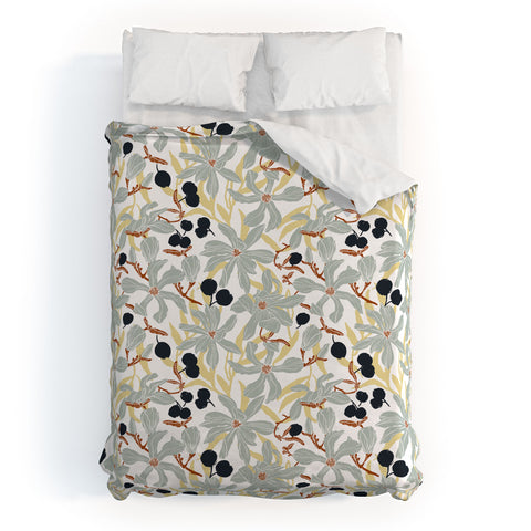 Marta Barragan Camarasa Spring garden tropical 23 Duvet Cover