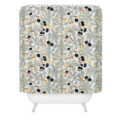 Marta Barragan Camarasa Spring garden tropical 23 Shower Curtain