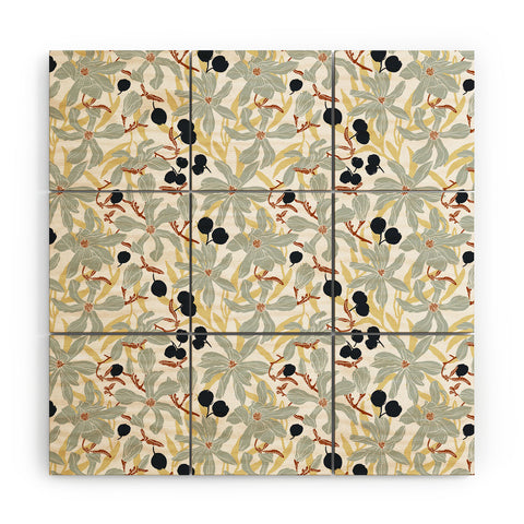 Marta Barragan Camarasa Spring garden tropical 23 Wood Wall Mural