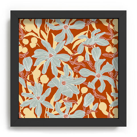 Marta Barragan Camarasa Spring garden tropical 23E Recessed Framing Square