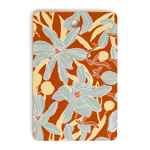 Marta Barragan Camarasa Spring garden tropical 23E Cutting Board Rectangle