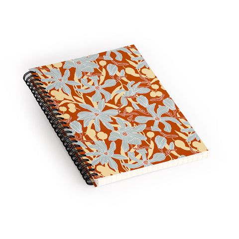 Marta Barragan Camarasa Spring garden tropical 23E Spiral Notebook