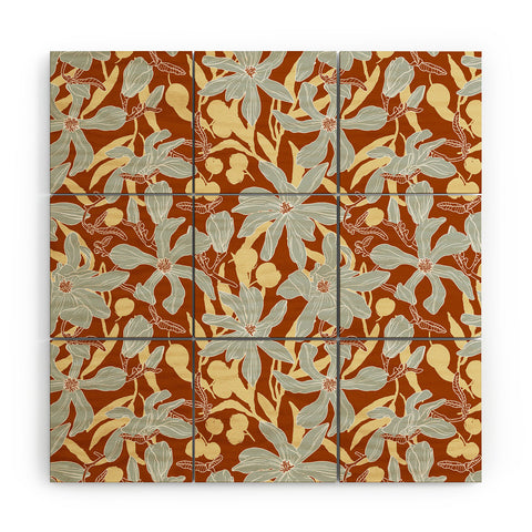 Marta Barragan Camarasa Spring garden tropical 23E Wood Wall Mural