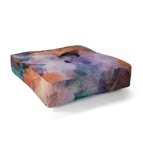 Marta Barragan Camarasa Stains artistic brushes 5 Floor Pillow Square