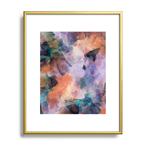 Marta Barragan Camarasa Stains artistic brushes 5 Metal Framed Art Print