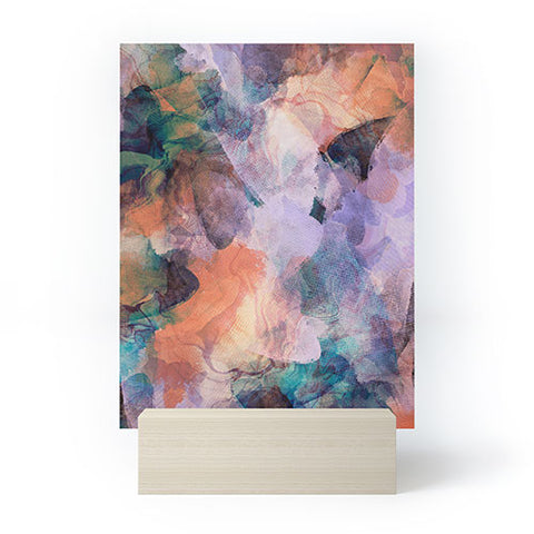 Marta Barragan Camarasa Stains artistic brushes 5 Mini Art Print