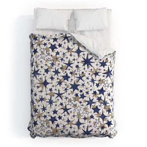 Marta Barragan Camarasa Starry sky of stars B Comforter