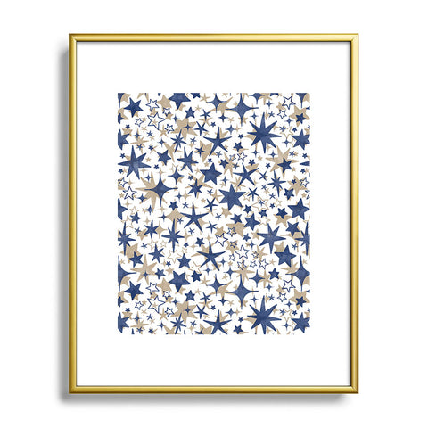 Marta Barragan Camarasa Starry sky of stars B Metal Framed Art Print