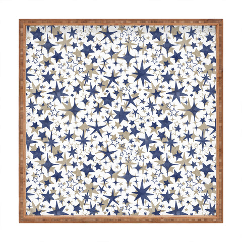Marta Barragan Camarasa Starry sky of stars B Square Tray