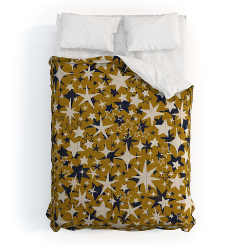 Marta Barragan Camarasa Starry sky of stars Comforter