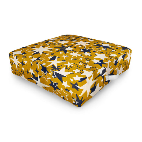 Marta Barragan Camarasa Starry sky of stars Outdoor Floor Cushion