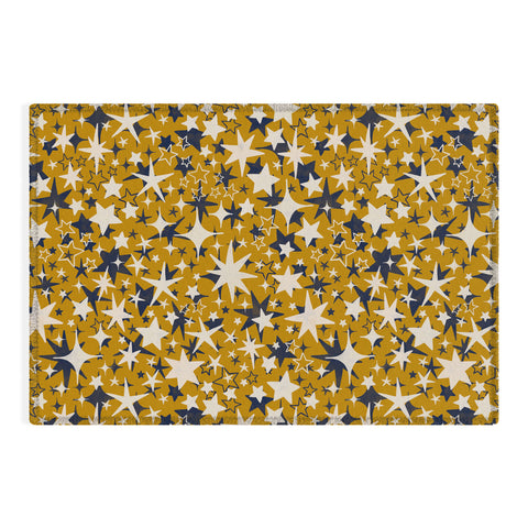 Marta Barragan Camarasa Starry sky of stars Outdoor Rug