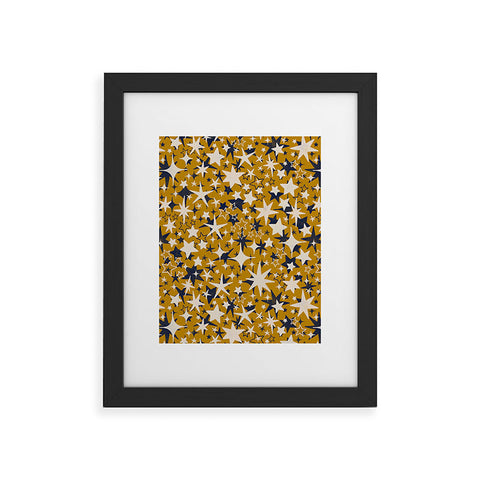 Marta Barragan Camarasa Starry sky of stars Framed Art Print