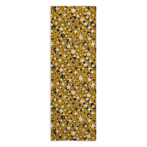 Marta Barragan Camarasa Starry sky of stars Yoga Towel