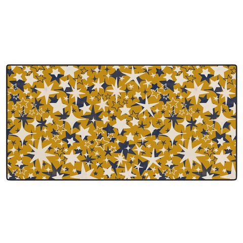 Marta Barragan Camarasa Starry sky of stars Desk Mat