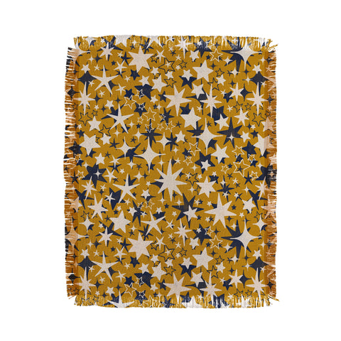 Marta Barragan Camarasa Starry sky of stars Throw Blanket