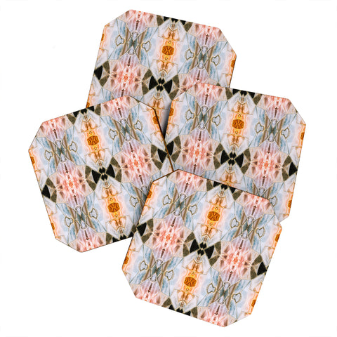 Marta Barragan Camarasa Stone pattern texture Coaster Set