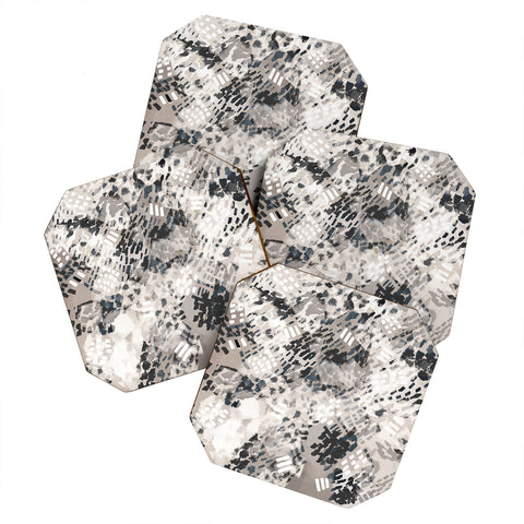 Marta Barragan Camarasa Strokes and brushstrokes I Coaster Set