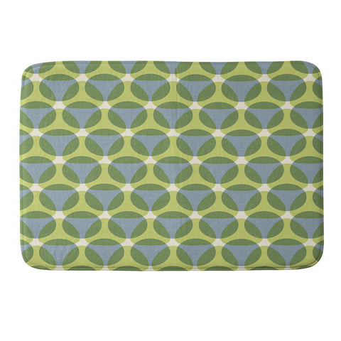 Marta Barragan Camarasa Stylish Retro Circle Memory Foam Bath Mat