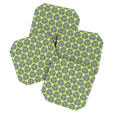 Marta Barragan Camarasa Stylish Retro Circle Coaster Set