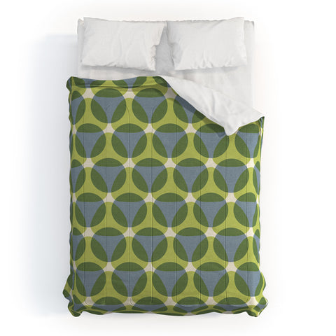 Marta Barragan Camarasa Stylish Retro Circle Comforter