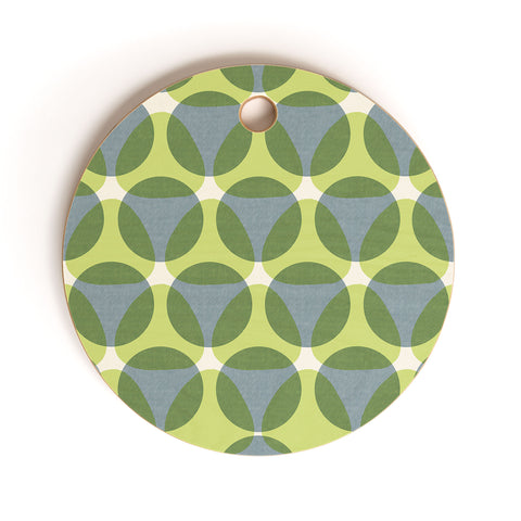 Marta Barragan Camarasa Stylish Retro Circle Cutting Board Round