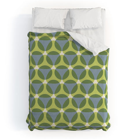Marta Barragan Camarasa Stylish Retro Circle Duvet Cover