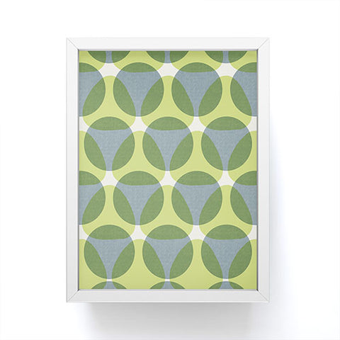 Marta Barragan Camarasa Stylish Retro Circle Framed Mini Art Print