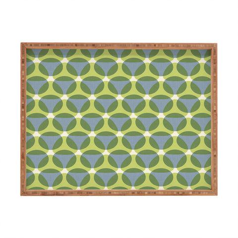 Marta Barragan Camarasa Stylish Retro Circle Rectangular Tray