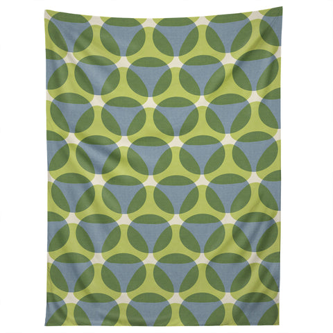 Marta Barragan Camarasa Stylish Retro Circle Tapestry